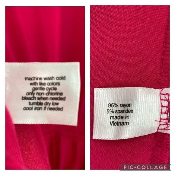 Lane Bryant Split Sleeve Midi Dress Pink Size 26/28 NWT - Picture 11 of 11